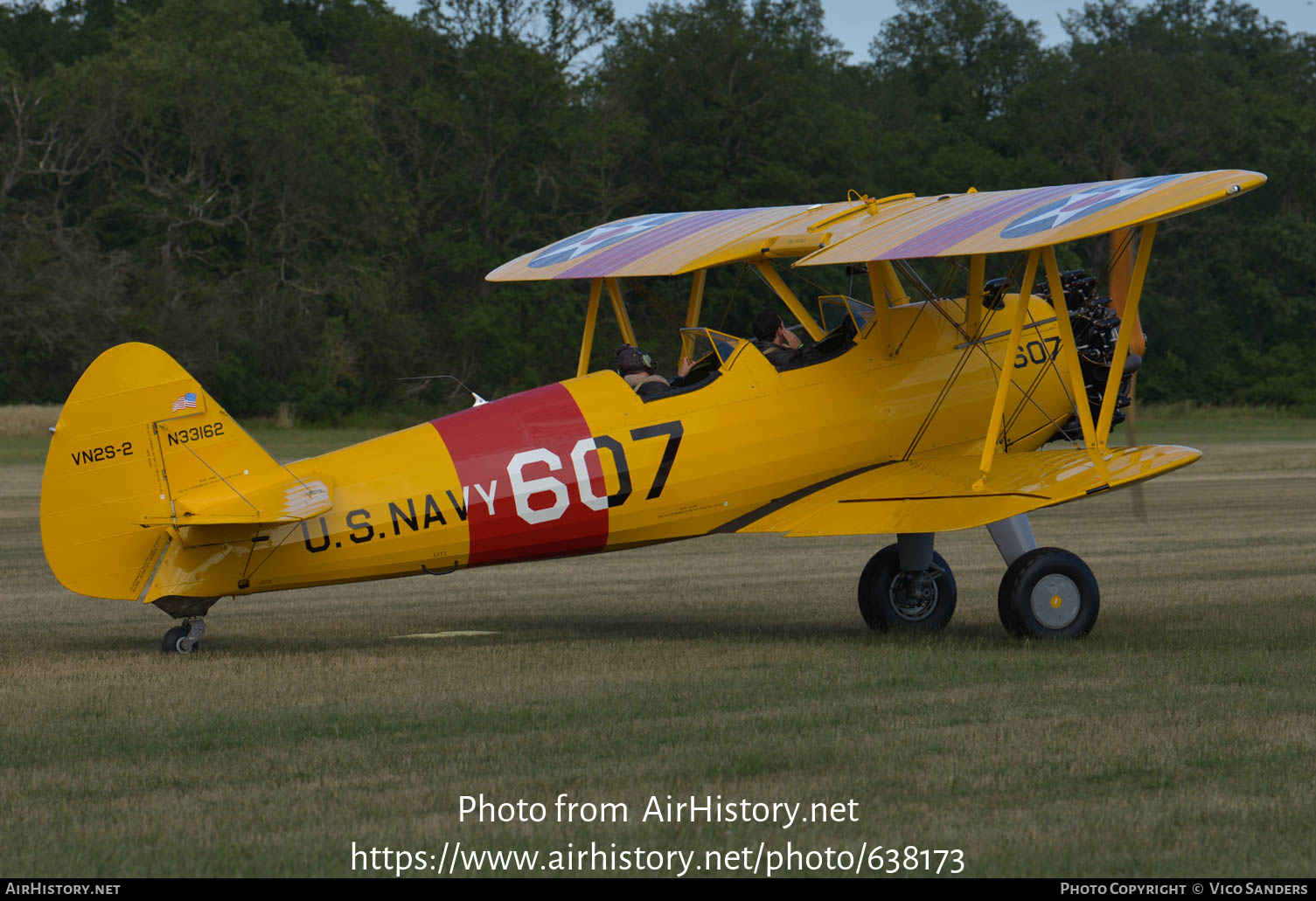 Aircraft Photo of N33162 / 607 | Boeing N2S-3 Kaydet (B75N1) | USA - Navy | AirHistory.net #638173