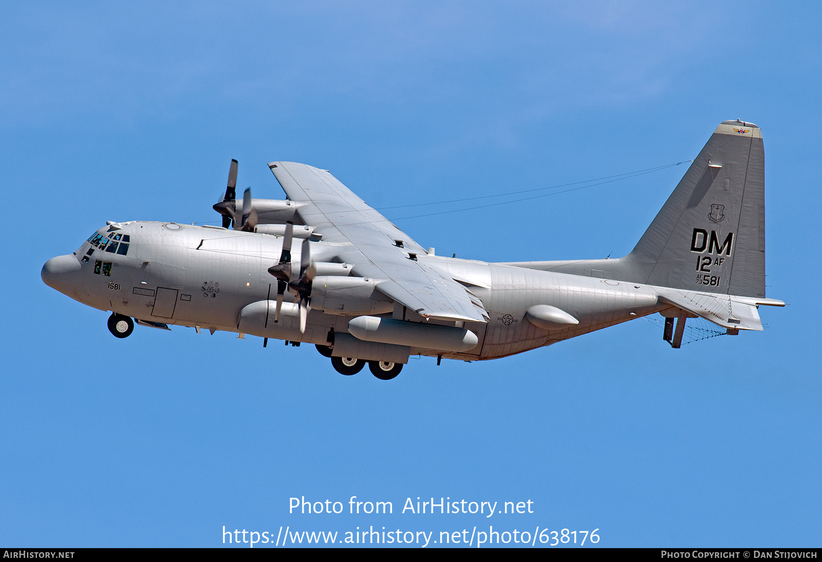 Aircraft Photo of 73-1581 / AF73-581 | Lockheed EC-130H Hercules (L-382) | USA - Air Force | AirHistory.net #638176