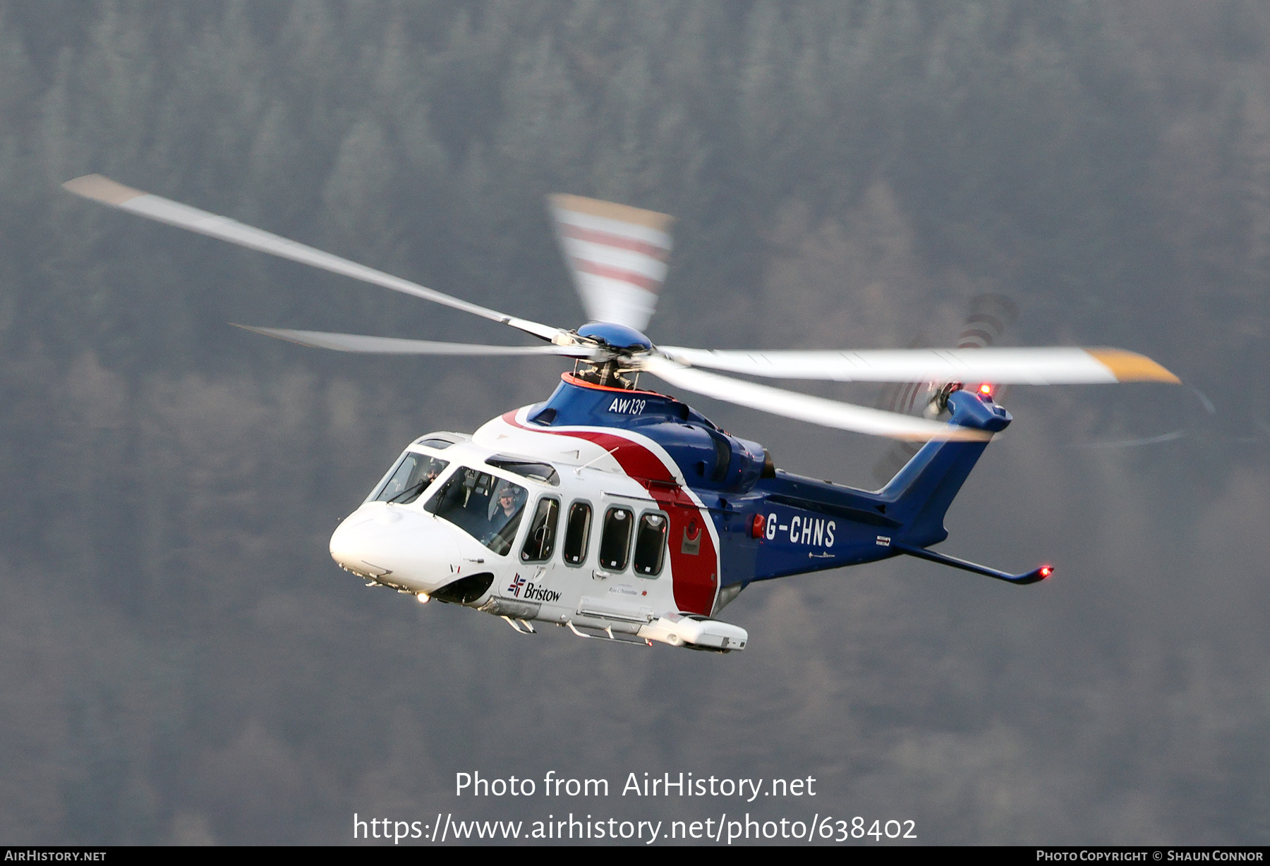 Aircraft Photo of G-CHNS | AgustaWestland AW-139 | Bristow Helicopters | AirHistory.net #638402