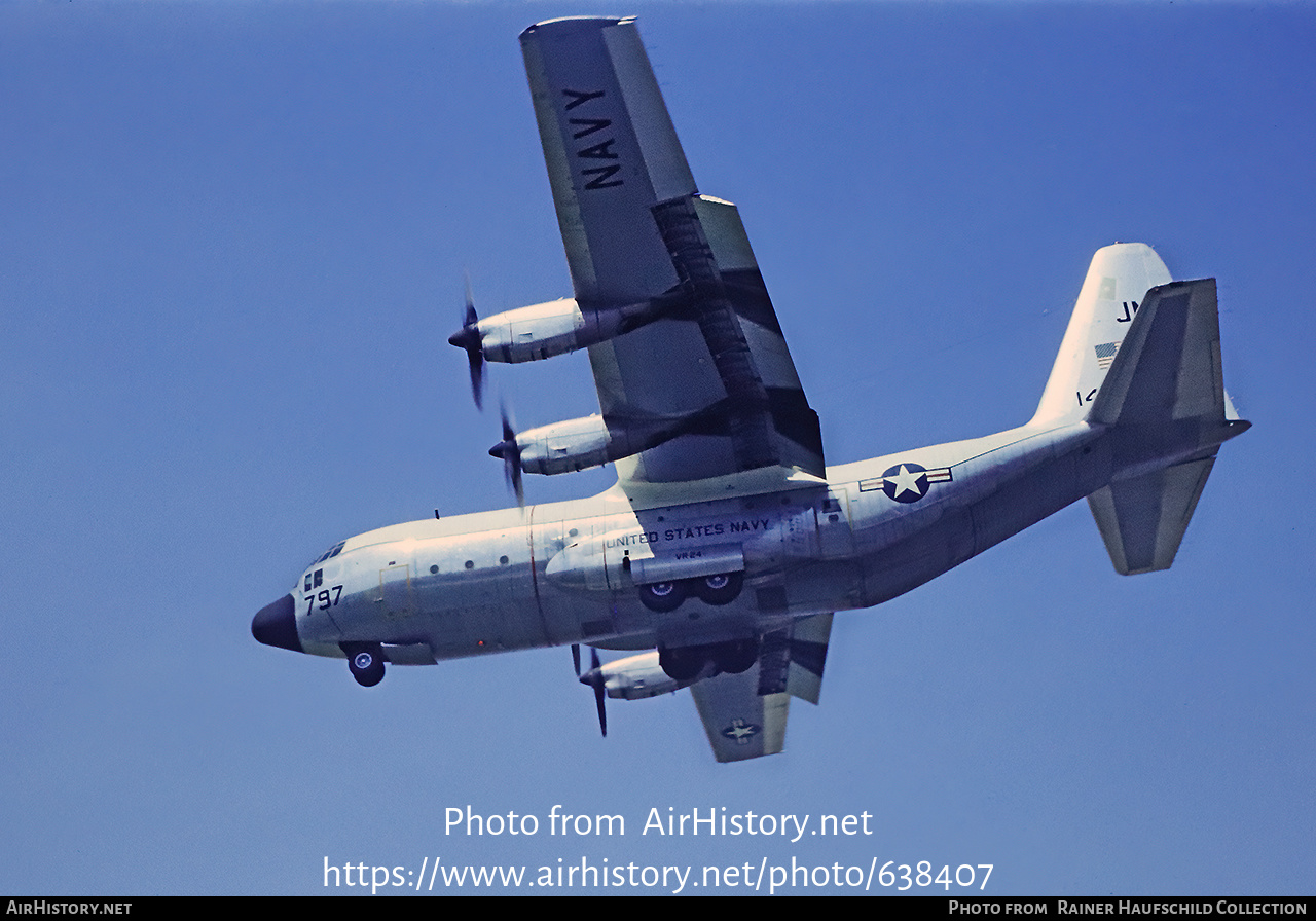 Aircraft Photo of 149797 | Lockheed C-130F Hercules | USA - Navy | AirHistory.net #638407