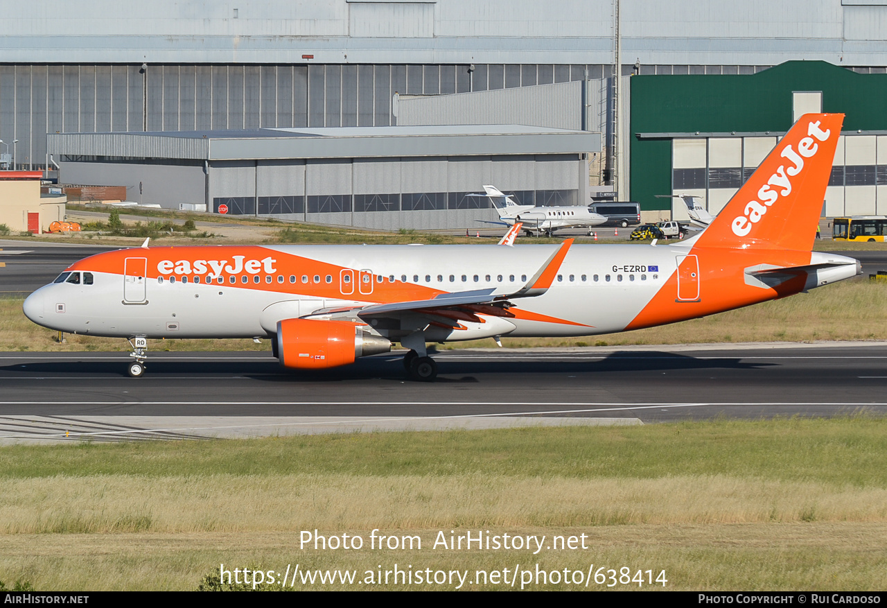 Aircraft Photo of G-EZRD | Airbus A320-214 | EasyJet | AirHistory.net #638414