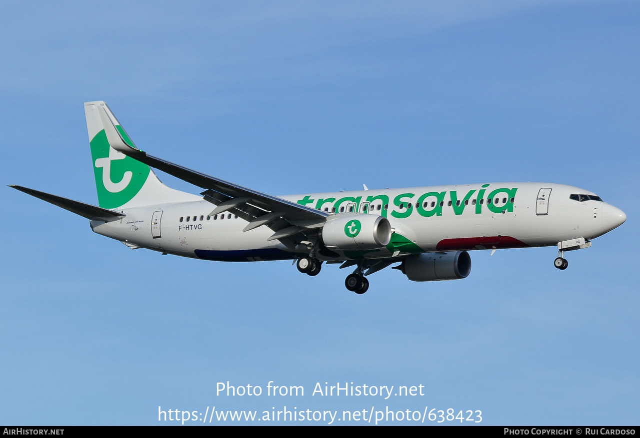 Aircraft Photo of F-HTVG | Boeing 737-800 | Transavia | AirHistory.net #638423