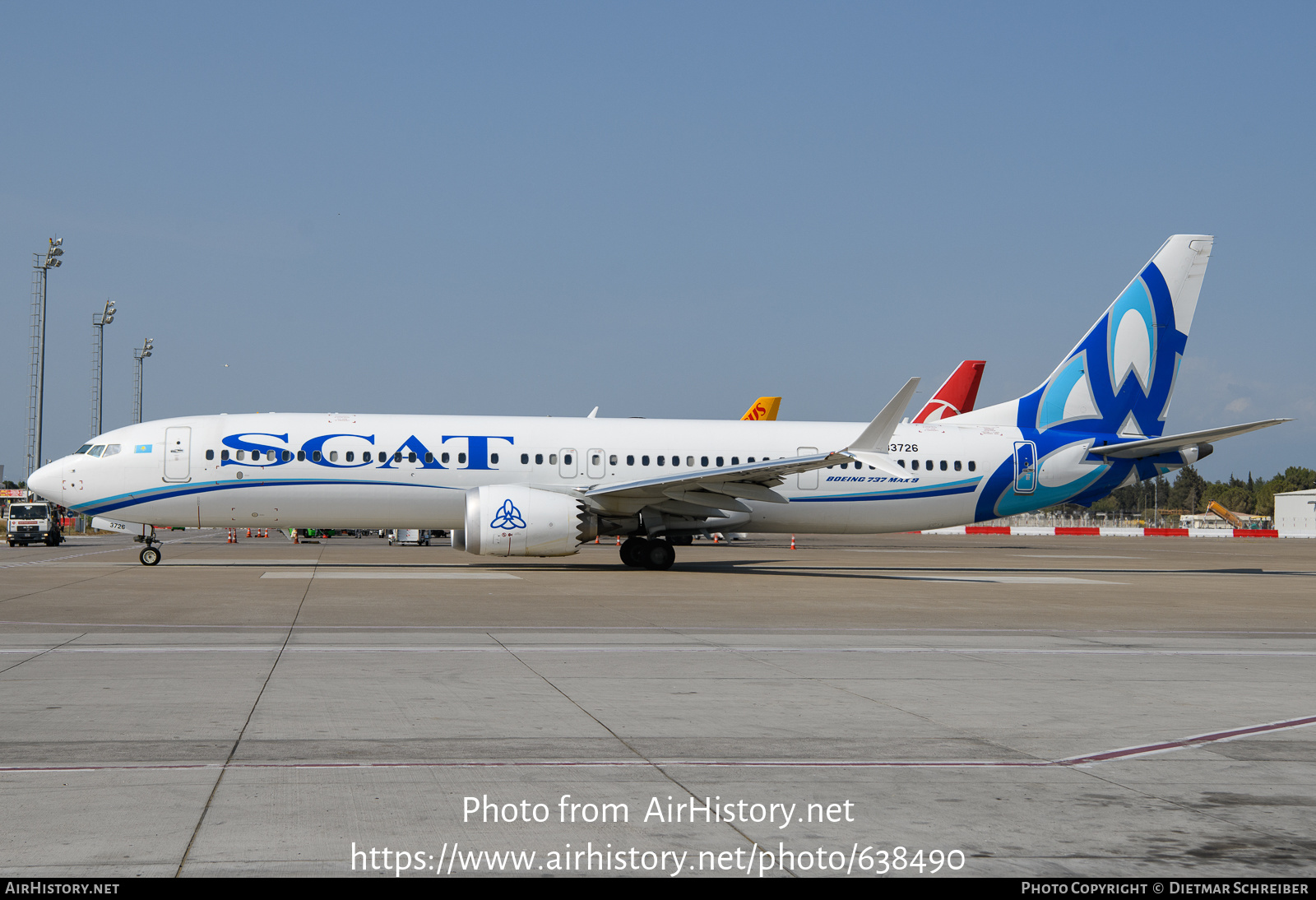 Aircraft Photo of UP-B3726 | Boeing 737-8 Max 8 | SCAT Airlines | AirHistory.net #638490