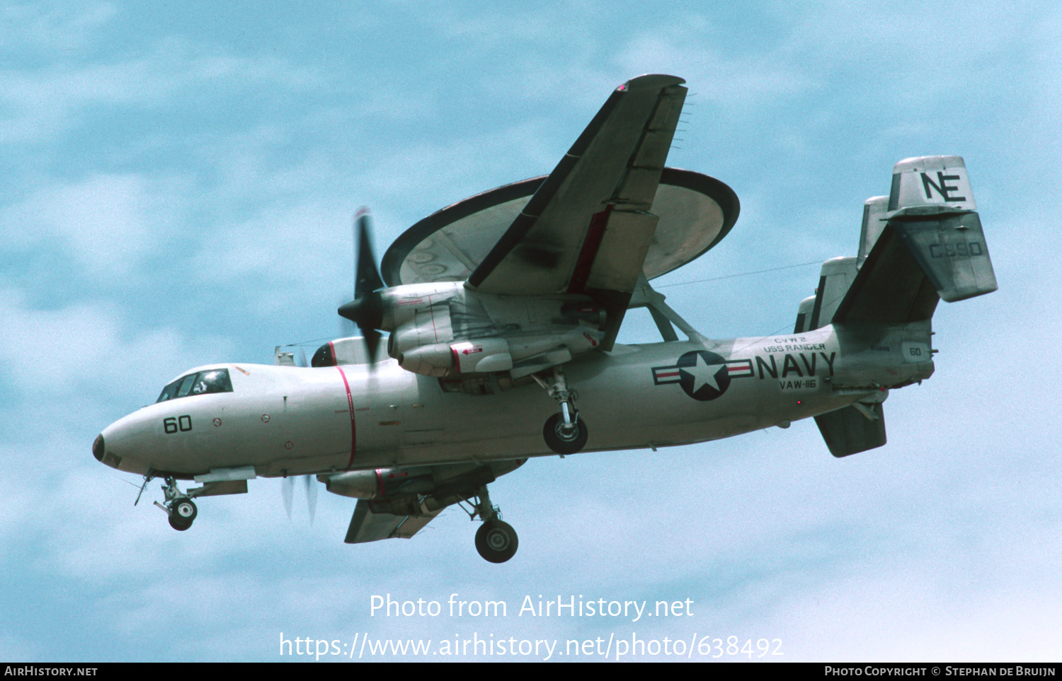 Aircraft Photo of 160990 / 0990 | Grumman E-2C Hawkeye | USA - Navy | AirHistory.net #638492