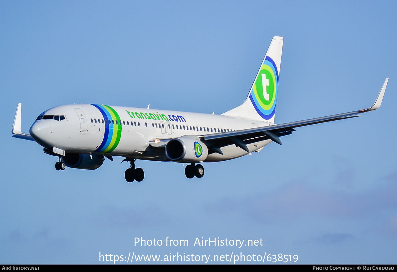 Aircraft Photo of F-GZHJ | Boeing 737-86J | Transavia | AirHistory.net #638519