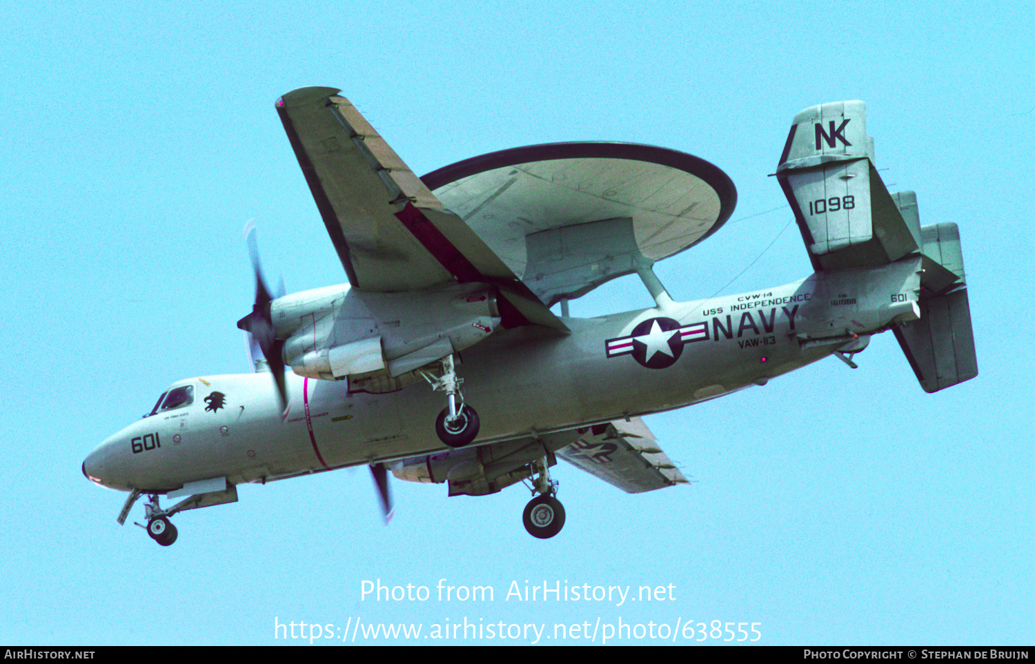 Aircraft Photo of 161098 / 1098 | Grumman E-2C Hawkeye | USA - Navy | AirHistory.net #638555