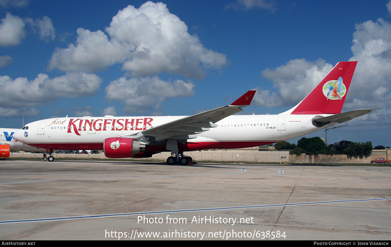 Aircraft Photo of D-ANJB | Airbus A330-223 | Kingfisher Airlines | AirHistory.net #638584