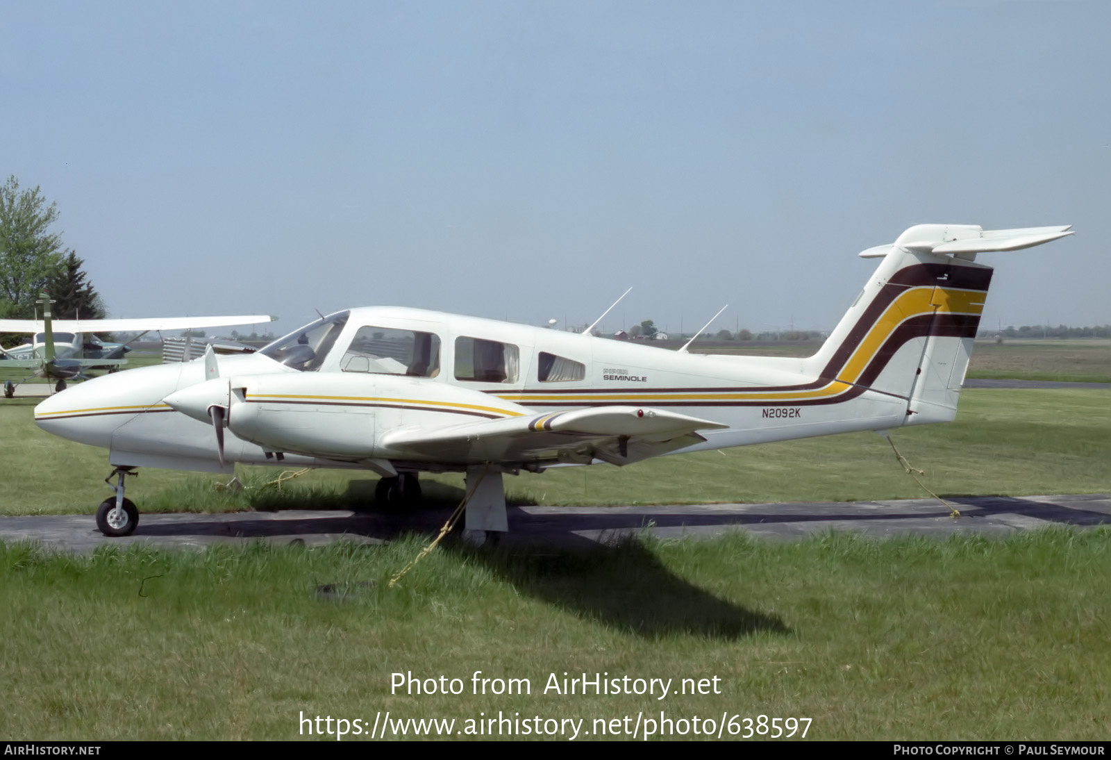 Aircraft Photo of N2092K | Piper PA-44-180 Seminole | AirHistory.net #638597