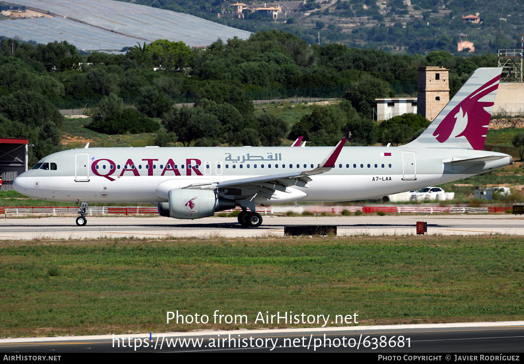 Aircraft Photo of A7-LAA | Airbus A320-214 | Qatar Airways | AirHistory.net #638681