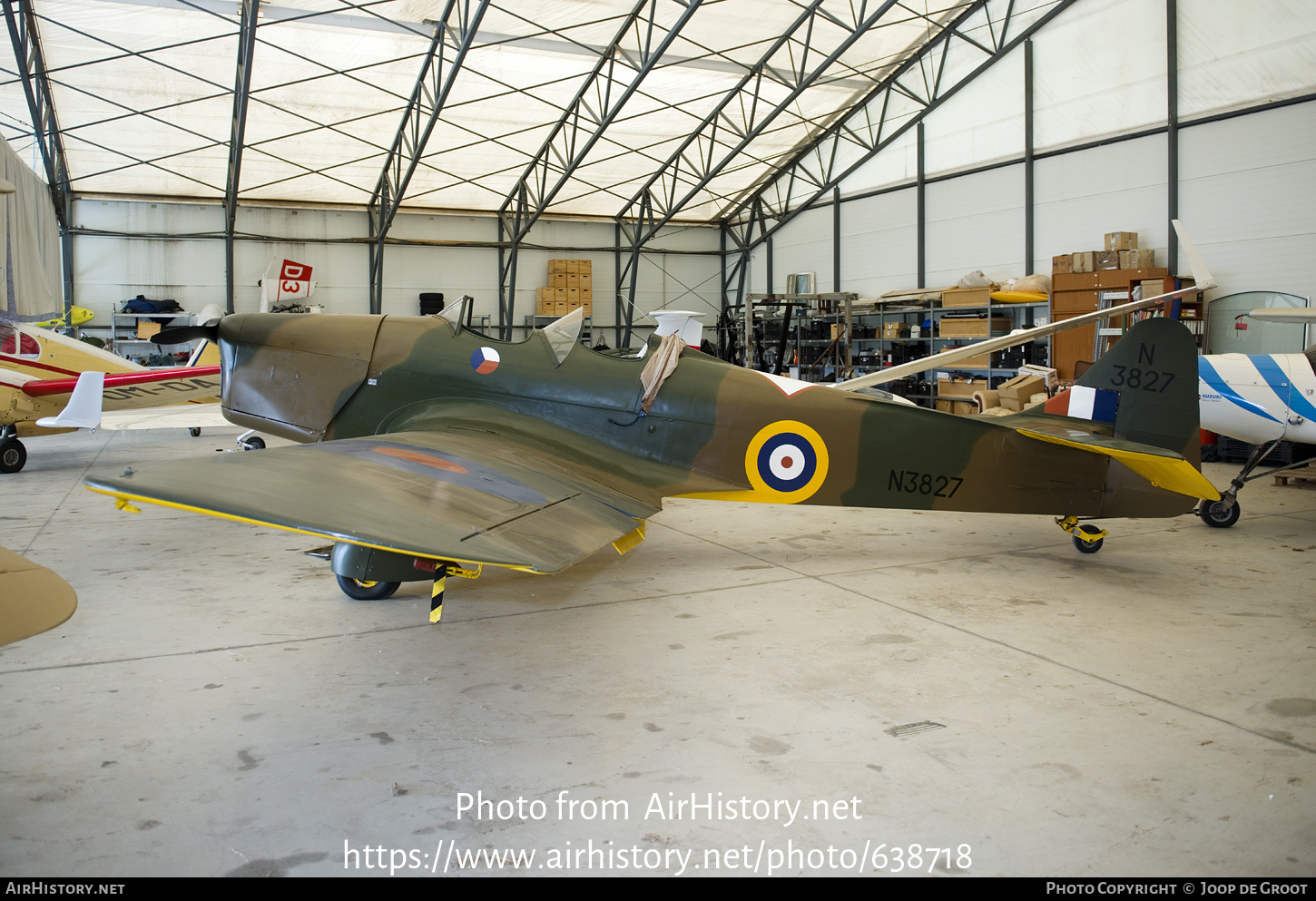 Aircraft Photo of G-CLHY / N3827 | Miles M.14A Hawk Trainer 3 | UK - Air Force | AirHistory.net #638718