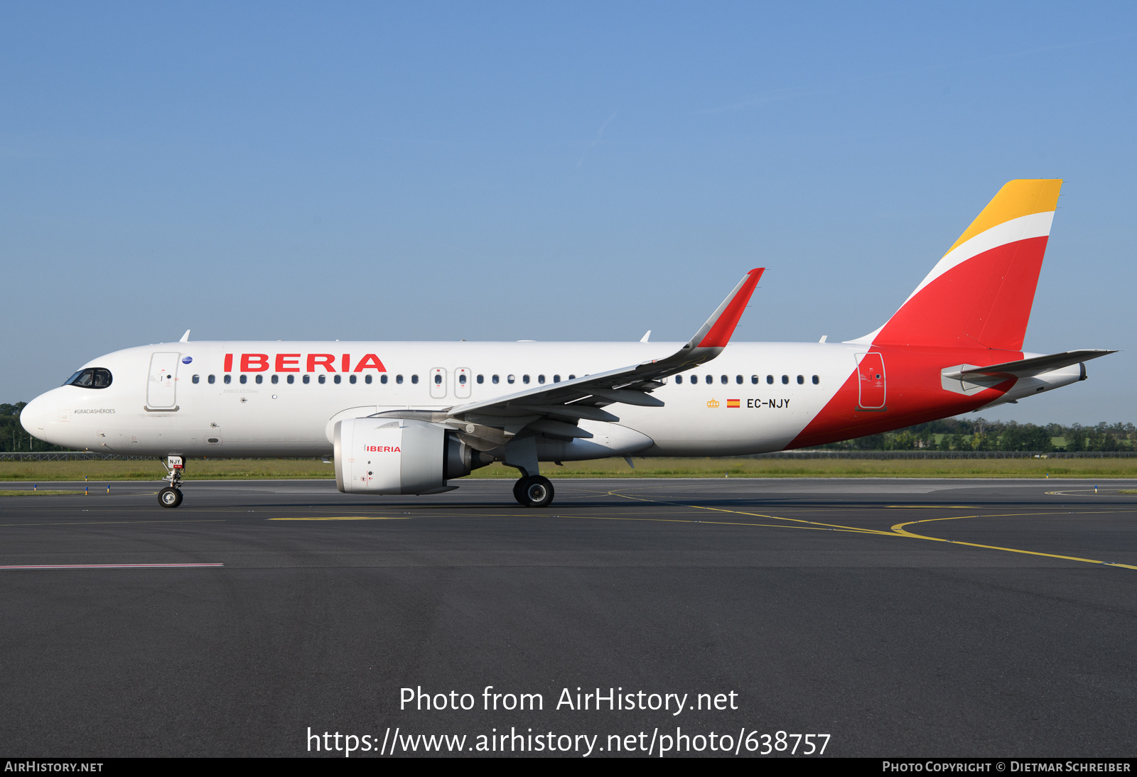 Aircraft Photo of EC-NJY | Airbus A320-251N | Iberia | AirHistory.net #638757