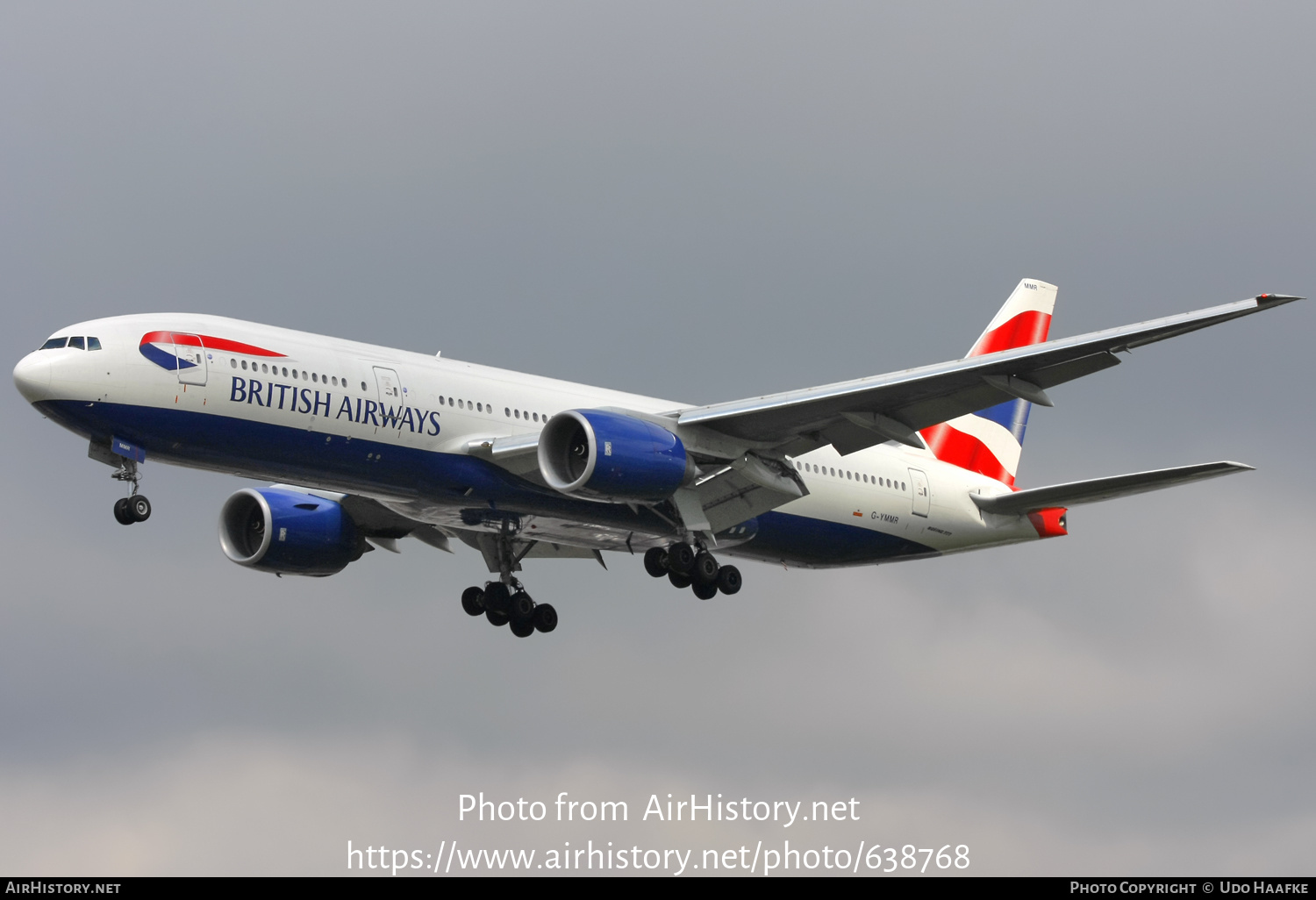 Aircraft Photo of G-YMMR | Boeing 777-236/ER | British Airways | AirHistory.net #638768