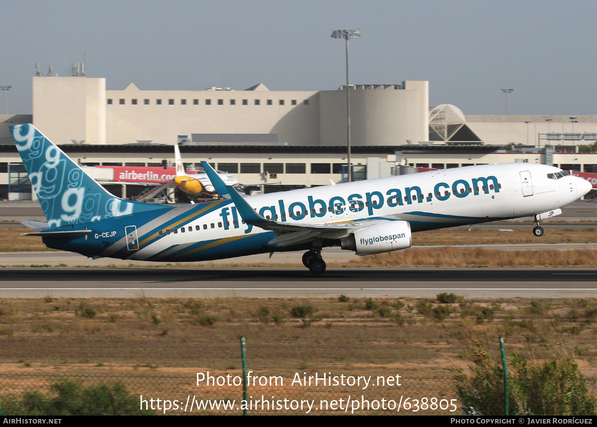 Aircraft Photo of G-CEJP | Boeing 737-8BK | Flyglobespan | AirHistory.net #638805