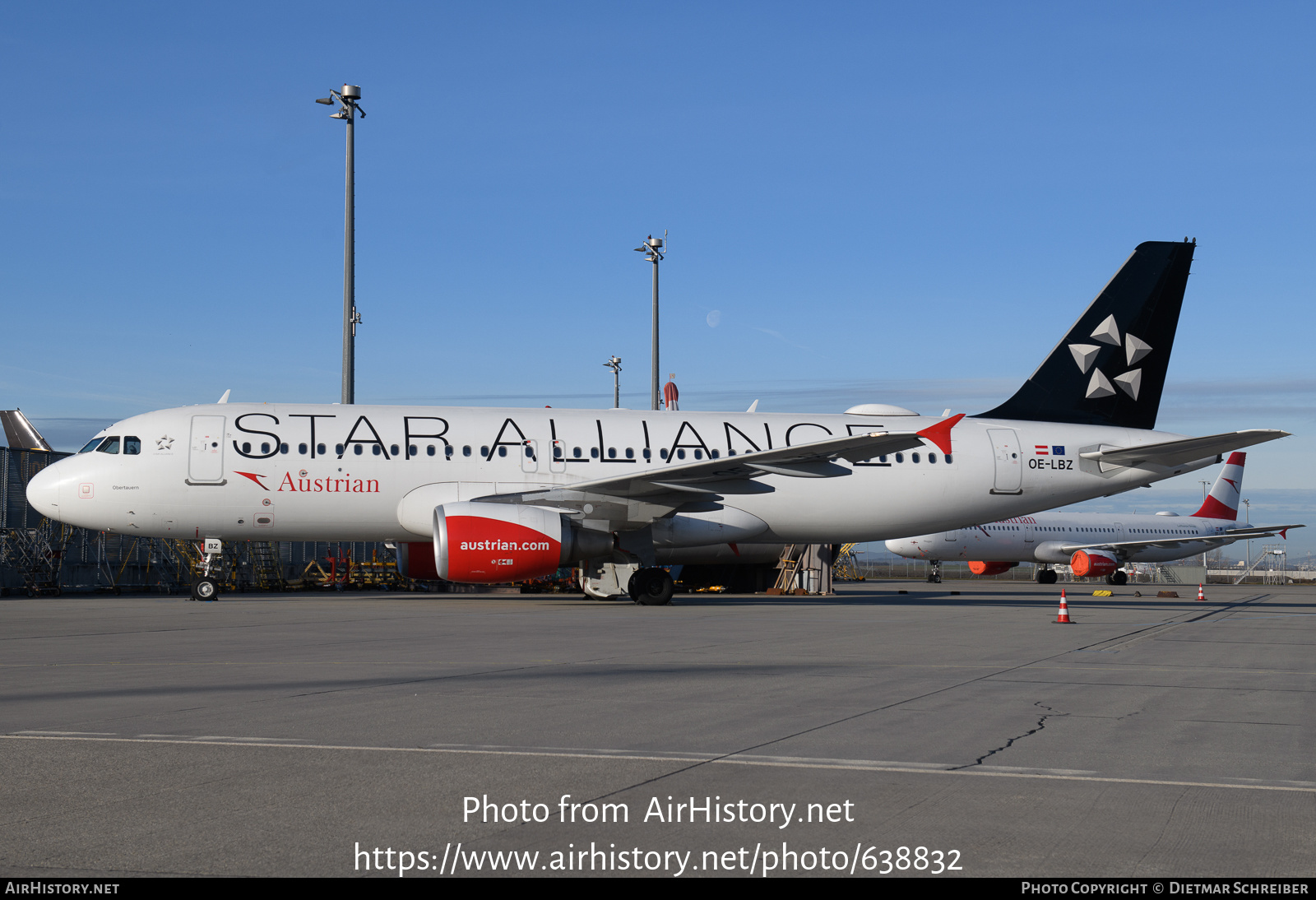 Aircraft Photo of OE-LBZ | Airbus A320-214 | Austrian Airlines | AirHistory.net #638832