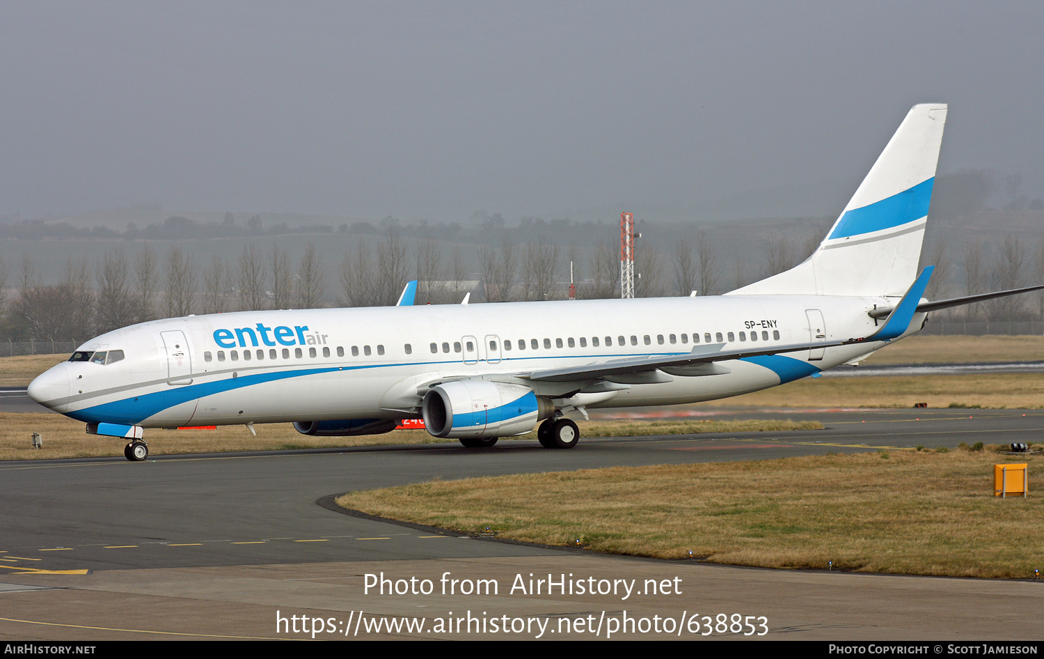 Aircraft Photo of SP-ENY | Boeing 737-86N | Enter Air | AirHistory.net #638853