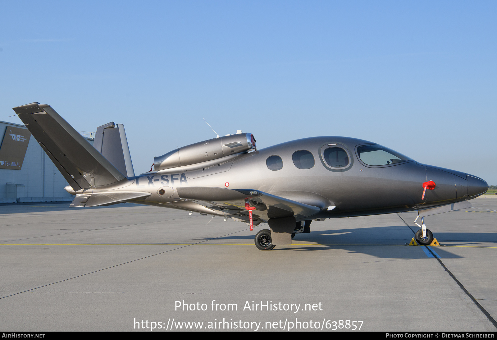 Aircraft Photo of LX-SFA | Cirrus SF-50 Vision G2+ | AirHistory.net #638857