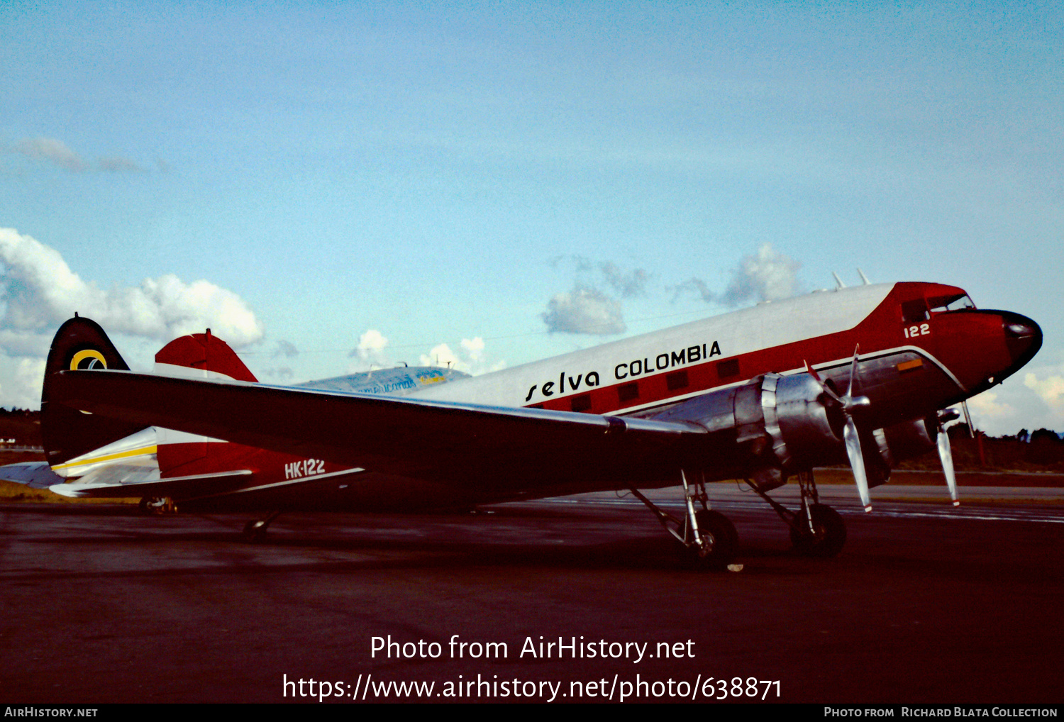 Aircraft Photo of HK-122 | Douglas C-47 Skytrain | SELVA - Servicios Aéreos del Vaupes | AirHistory.net #638871