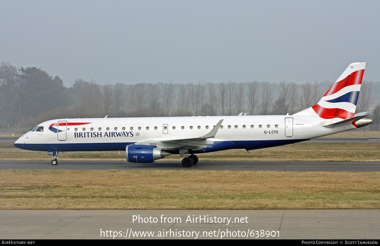 Aircraft Photo of G-LCYS | Embraer 190SR (ERJ-190-100SR) | British Airways | AirHistory.net #638901