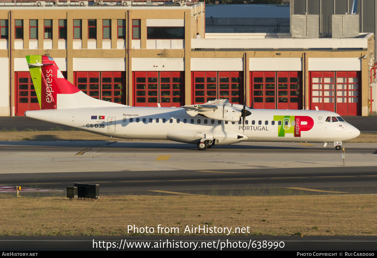 Aircraft Photo of CS-DJB | ATR ATR-72-600 (ATR-72-212A) | TAP Portugal Express | AirHistory.net #638990