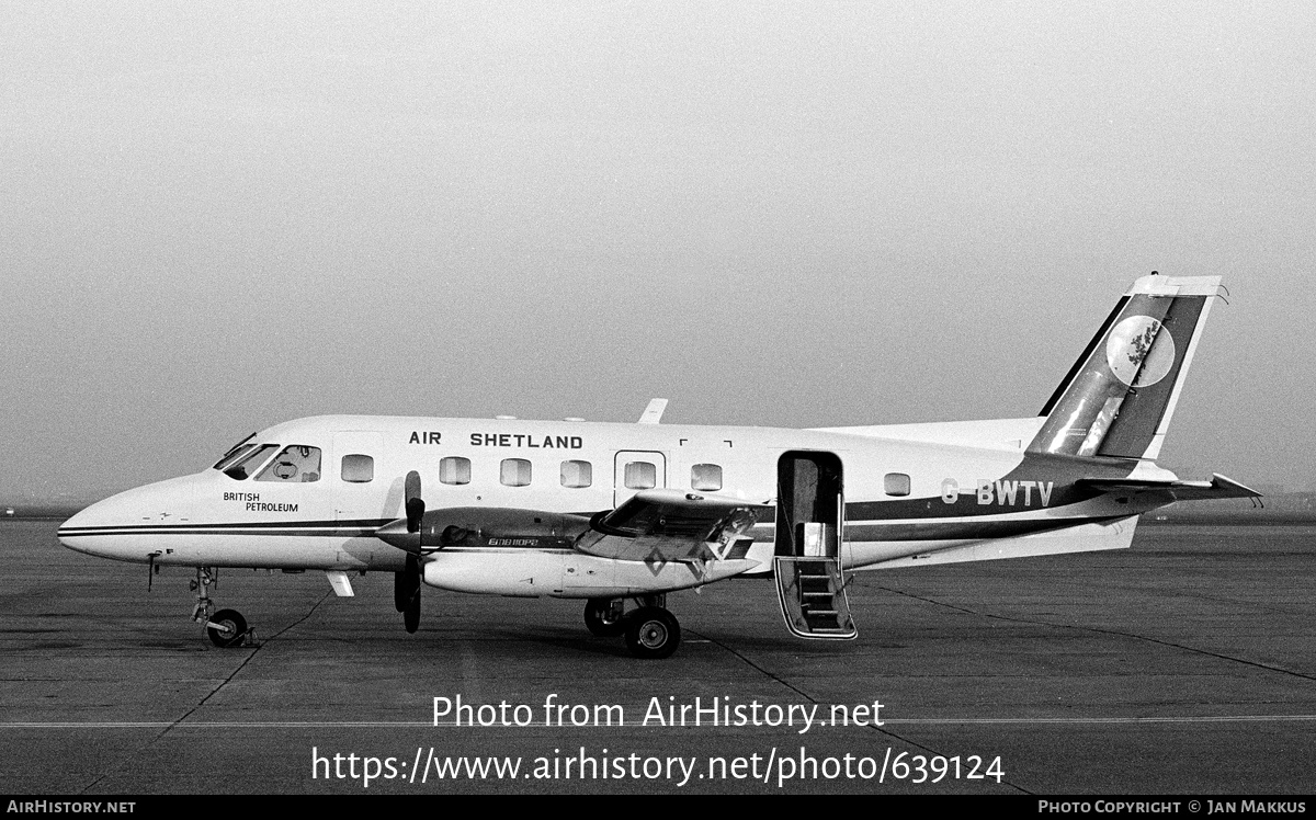 Aircraft Photo of G-BWTV | Embraer EMB-110P2 Bandeirante | Air Shetland | AirHistory.net #639124