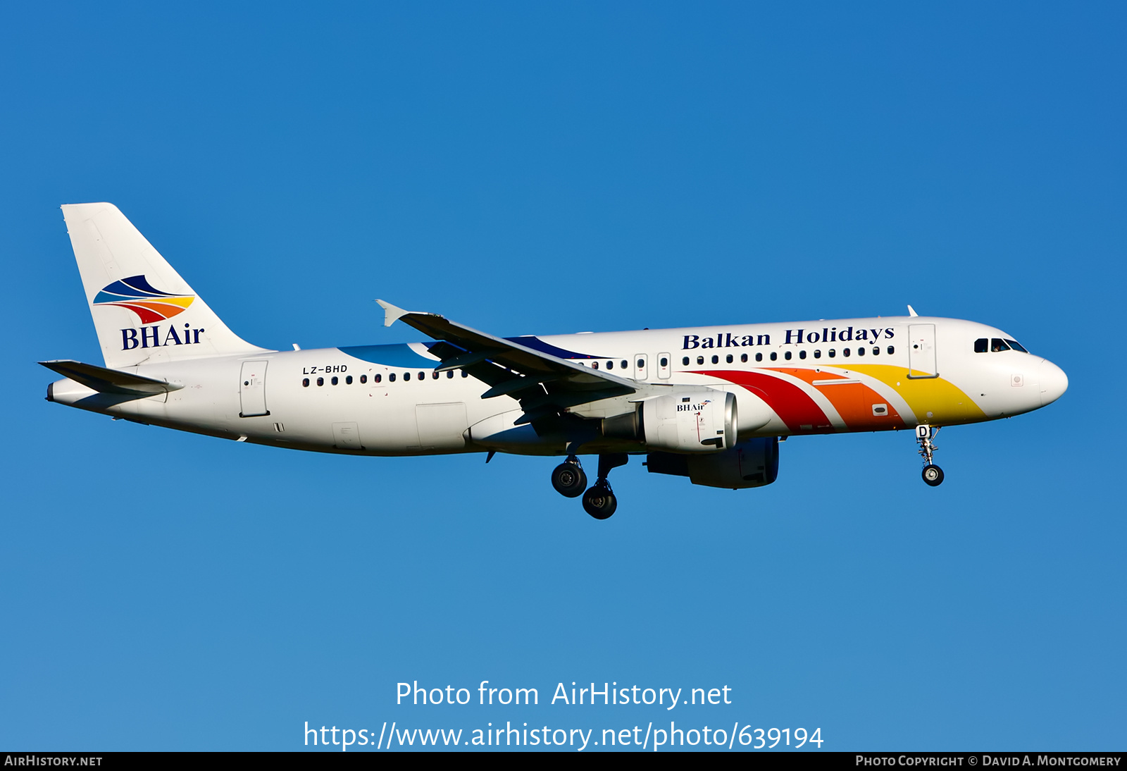 Aircraft Photo of LZ-BHD | Airbus A320-211 | Balkan Holidays Air - BH Air | AirHistory.net #639194