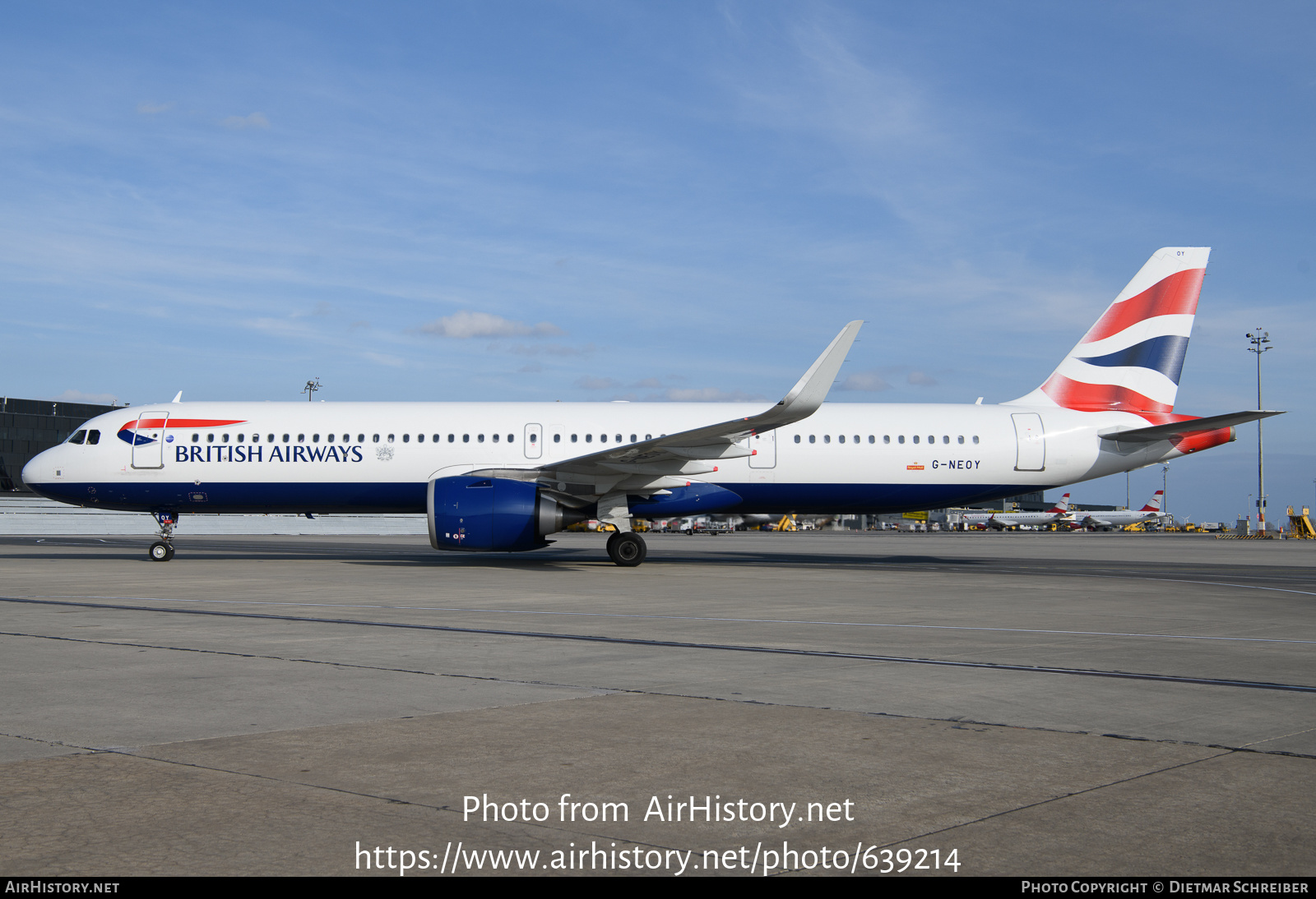 Aircraft Photo of G-NEOY | Airbus A321-251NX | British Airways | AirHistory.net #639214