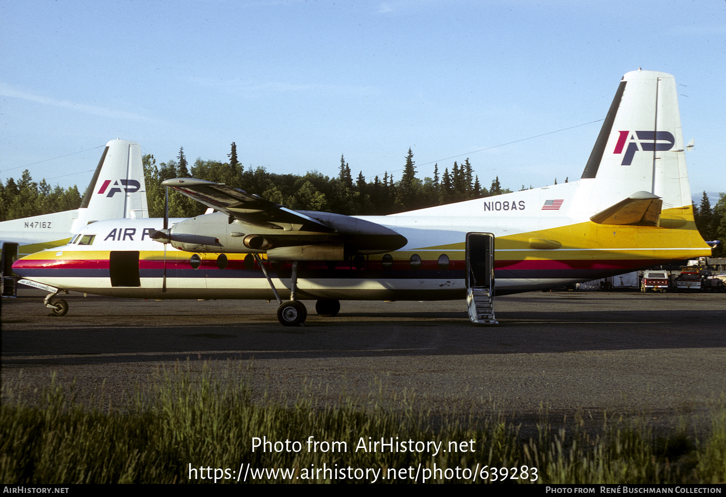 Aircraft Photo of N108AS | Fairchild F-27F | Airpac Airlines | AirHistory.net #639283