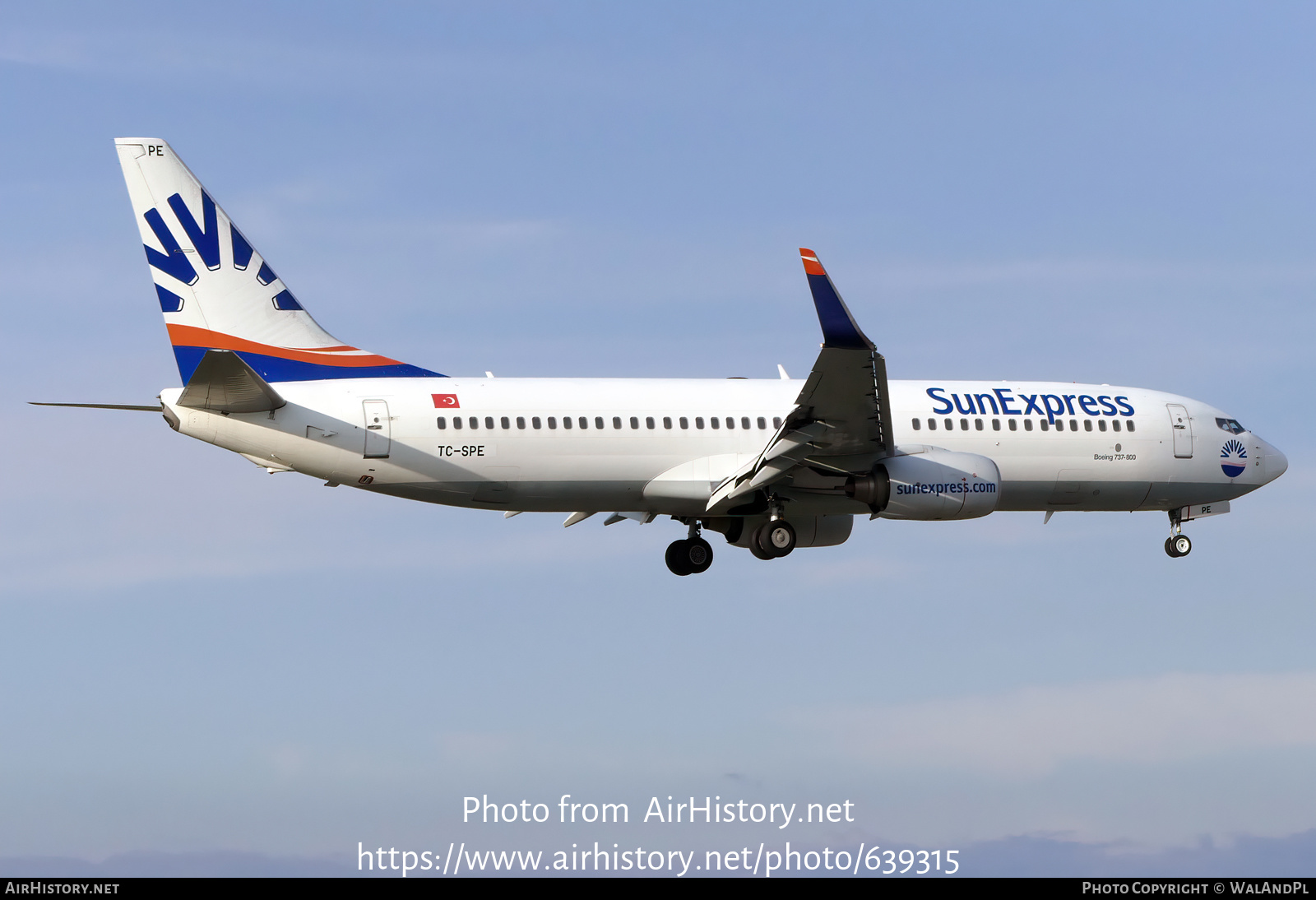 Aircraft Photo of TC-SPE | Boeing 737-8HC | SunExpress | AirHistory.net #639315