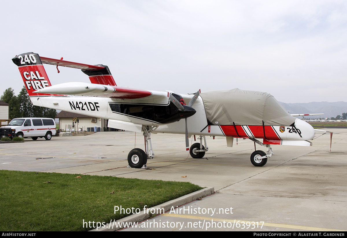 Aircraft Photo of N421DF | North American Rockwell OV-10A Bronco | Cal Fire - California Department of Forestry & Fire Protection | AirHistory.net #639317