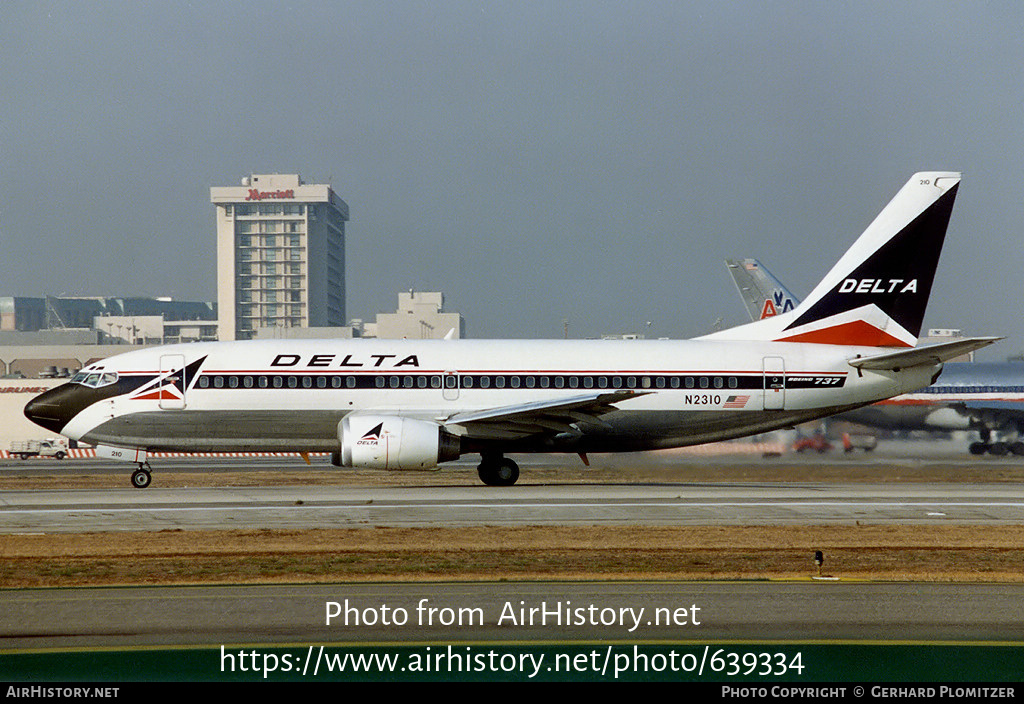 Aircraft Photo of N2310 | Boeing 737-347 | Delta Air Lines | AirHistory.net #639334