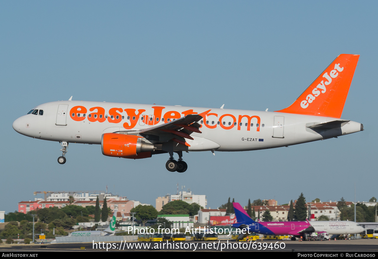 Aircraft Photo of G-EZAT | Airbus A319-111 | EasyJet | AirHistory.net #639460