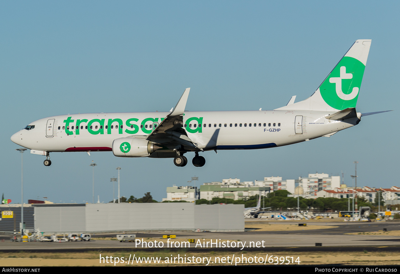 Aircraft Photo of F-GZHP | Boeing 737-8K2 | Transavia | AirHistory.net #639514