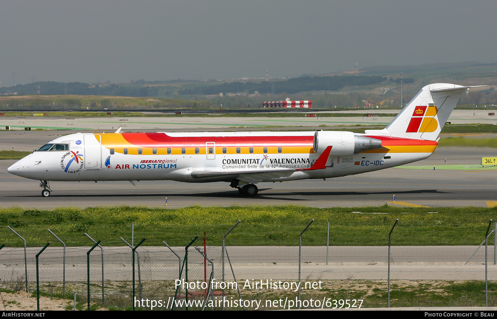 Aircraft Photo of EC-IDC | Bombardier CRJ-200ER (CL-600-2B19) | Iberia Regional | AirHistory.net #639527