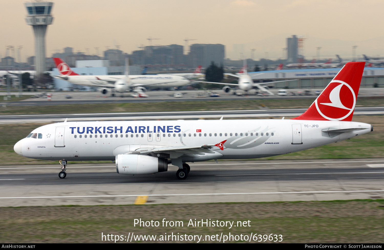 Aircraft Photo of TC-JPD | Airbus A320-232 | Turkish Airlines | AirHistory.net #639633