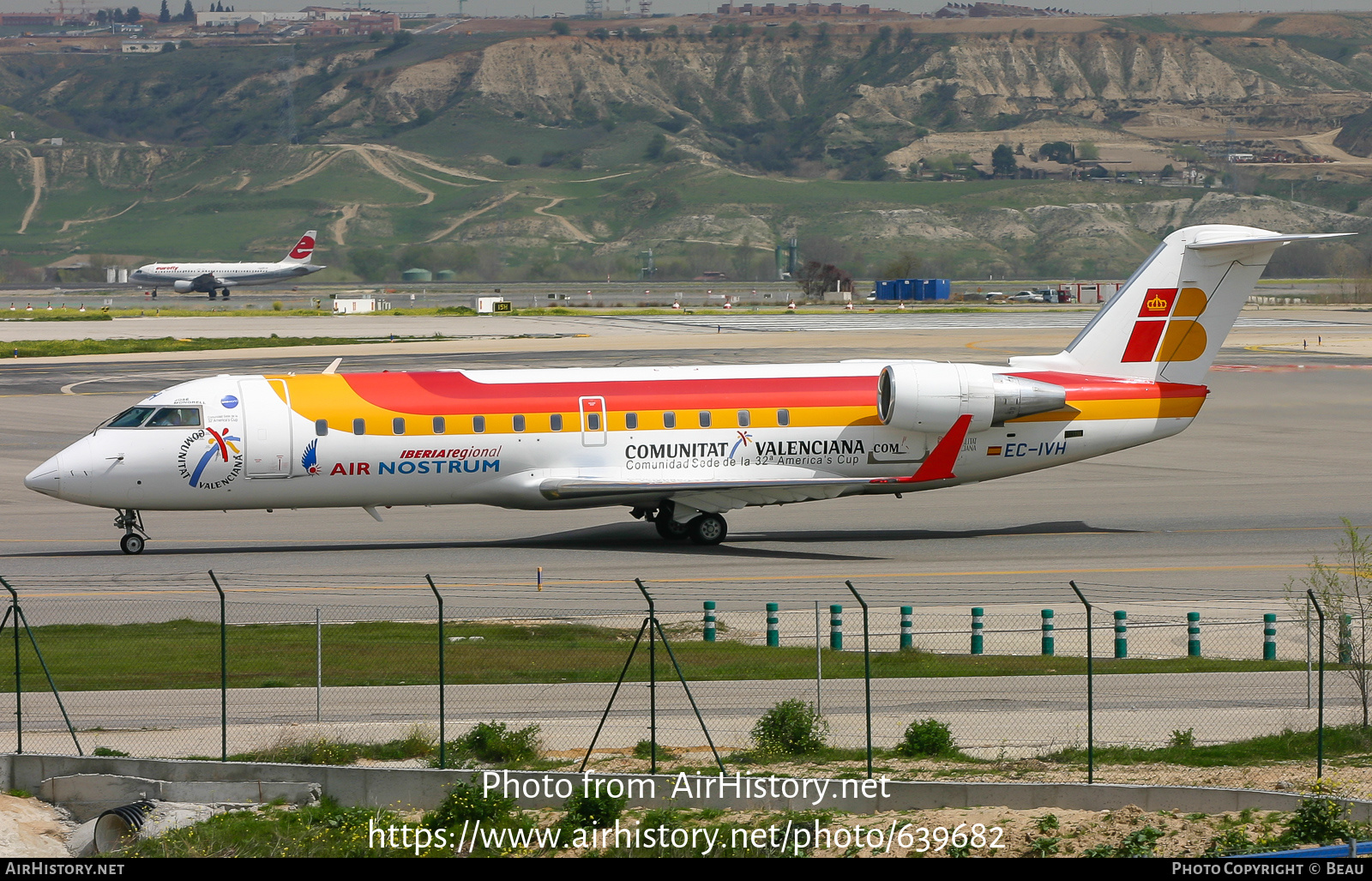 Aircraft Photo of EC-IVH | Bombardier CRJ-200ER (CL-600-2B19) | Iberia Regional | AirHistory.net #639682