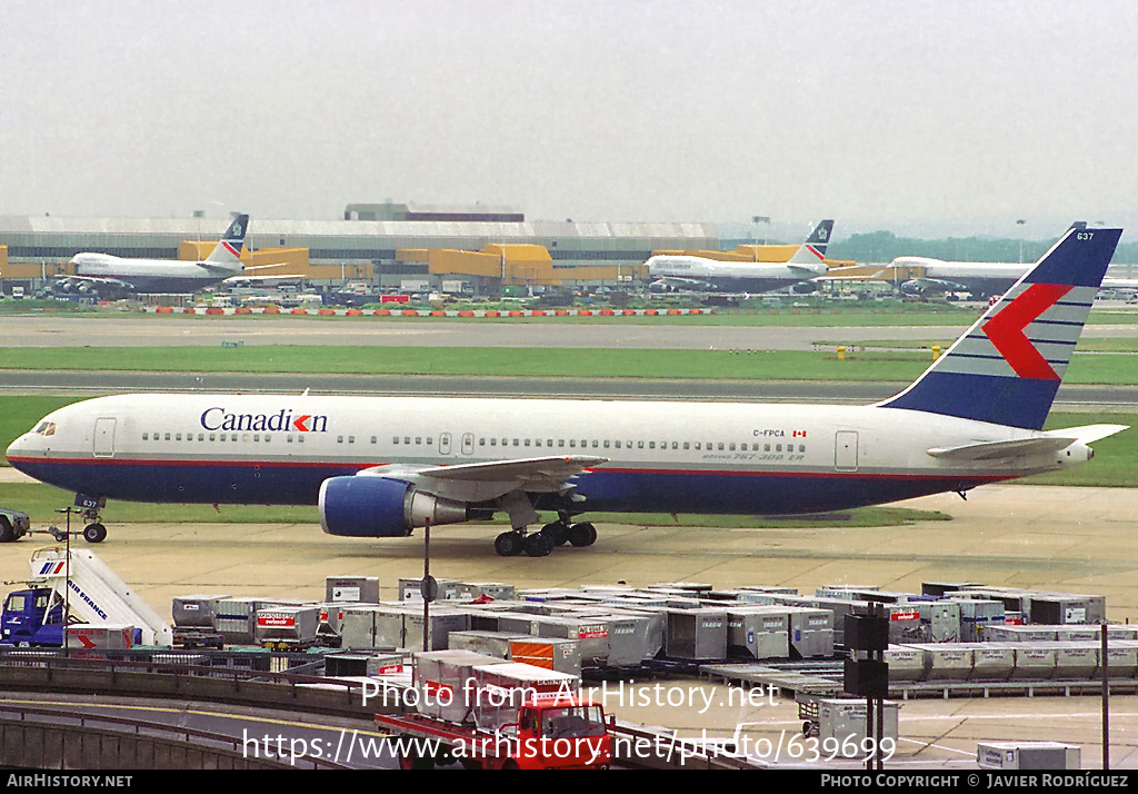 Aircraft Photo of C-FPCA | Boeing 767-375/ER | Canadian Airlines | AirHistory.net #639699