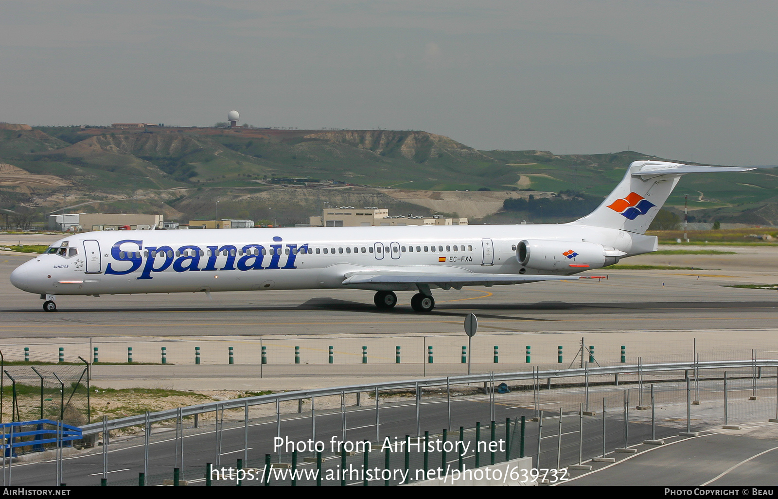 Aircraft Photo of EC-FXA | McDonnell Douglas MD-83 (DC-9-83) | Spanair | AirHistory.net #639732