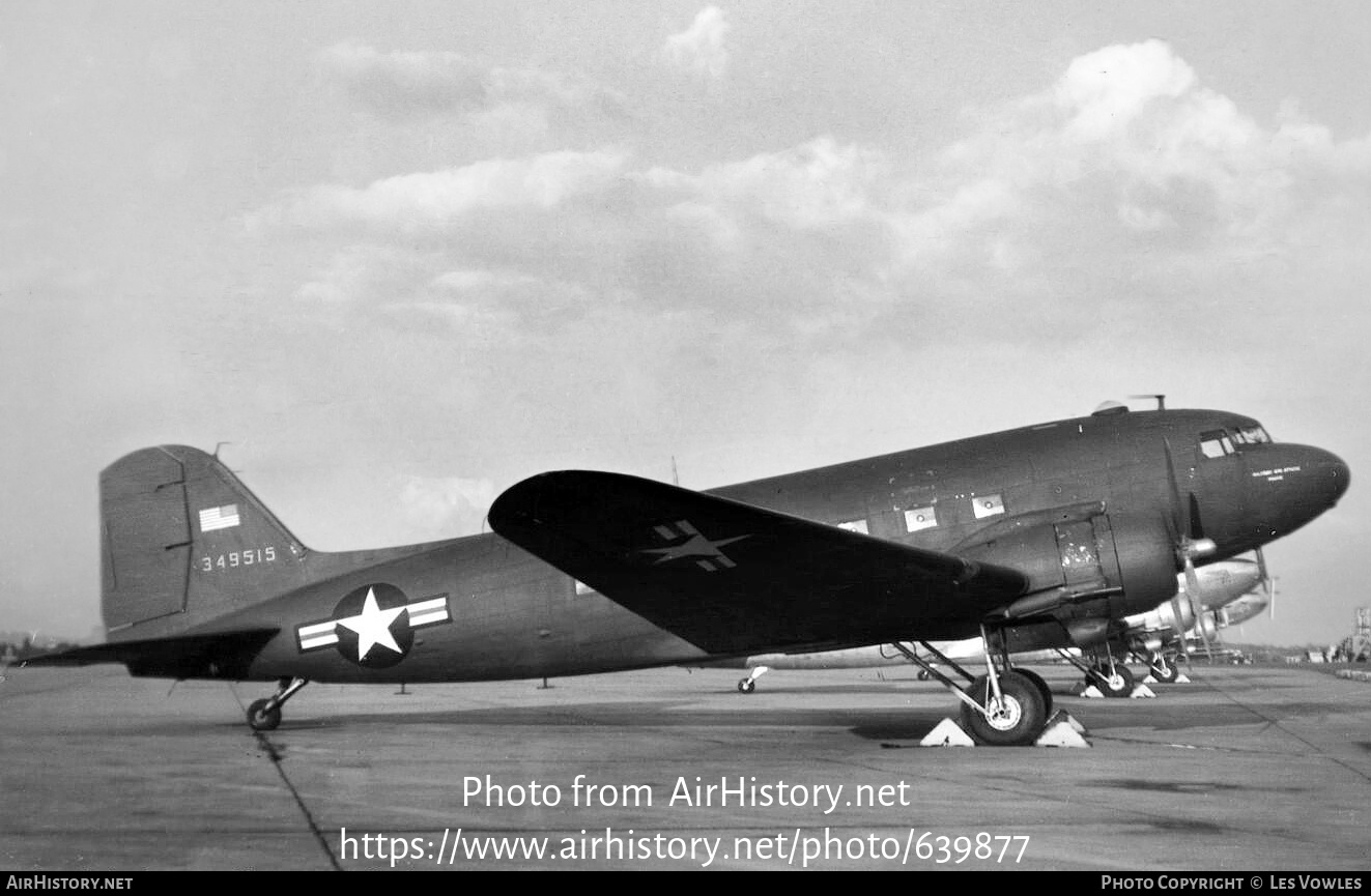 Aircraft Photo of 43-49515 / 349515 | Douglas C-47B Skytrain | USA - Air Force | AirHistory.net #639877