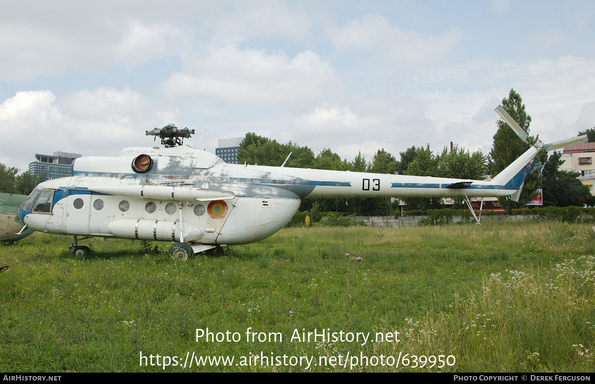 Aircraft Photo of 03 | Mil Mi-8T | Romania - Air Force | AirHistory.net #639950