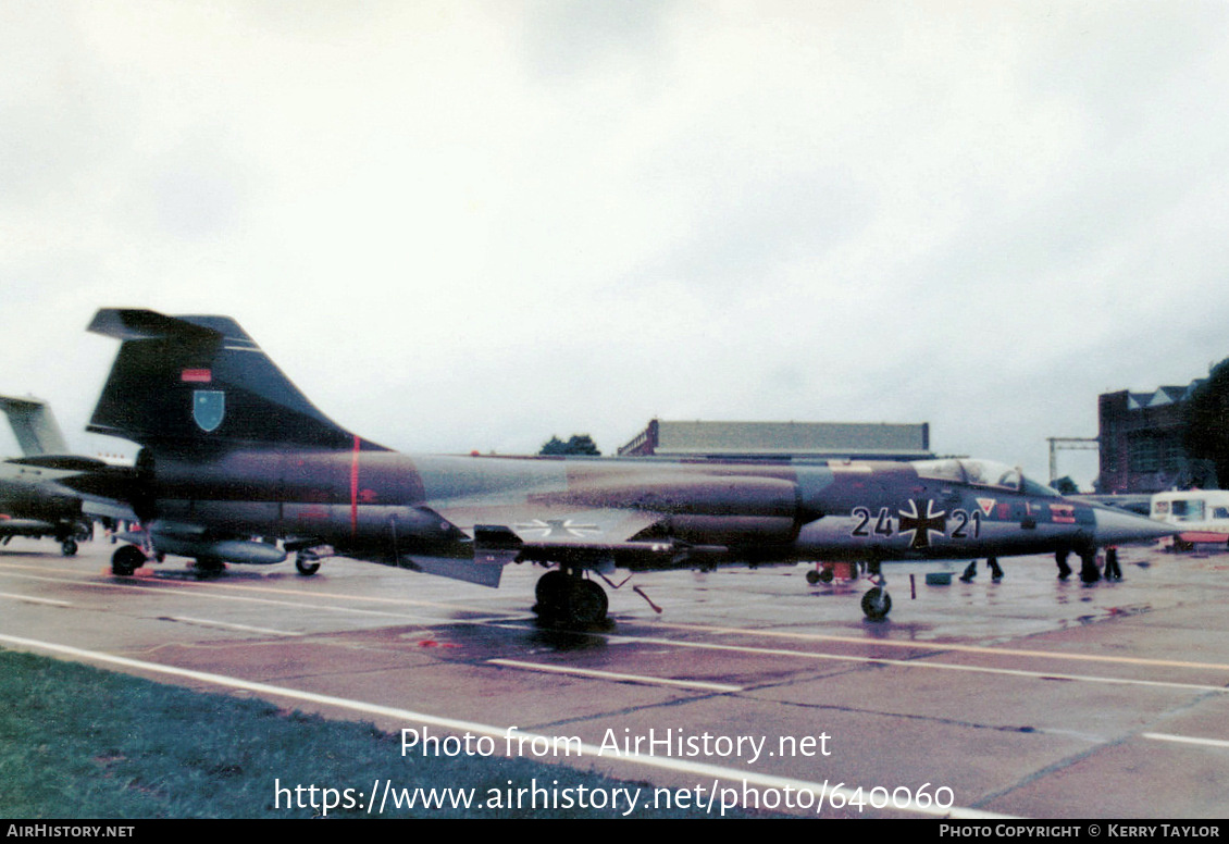 Aircraft Photo of 2421 | Lockheed RF-104G Starfighter | Germany - Air Force | AirHistory.net #640060