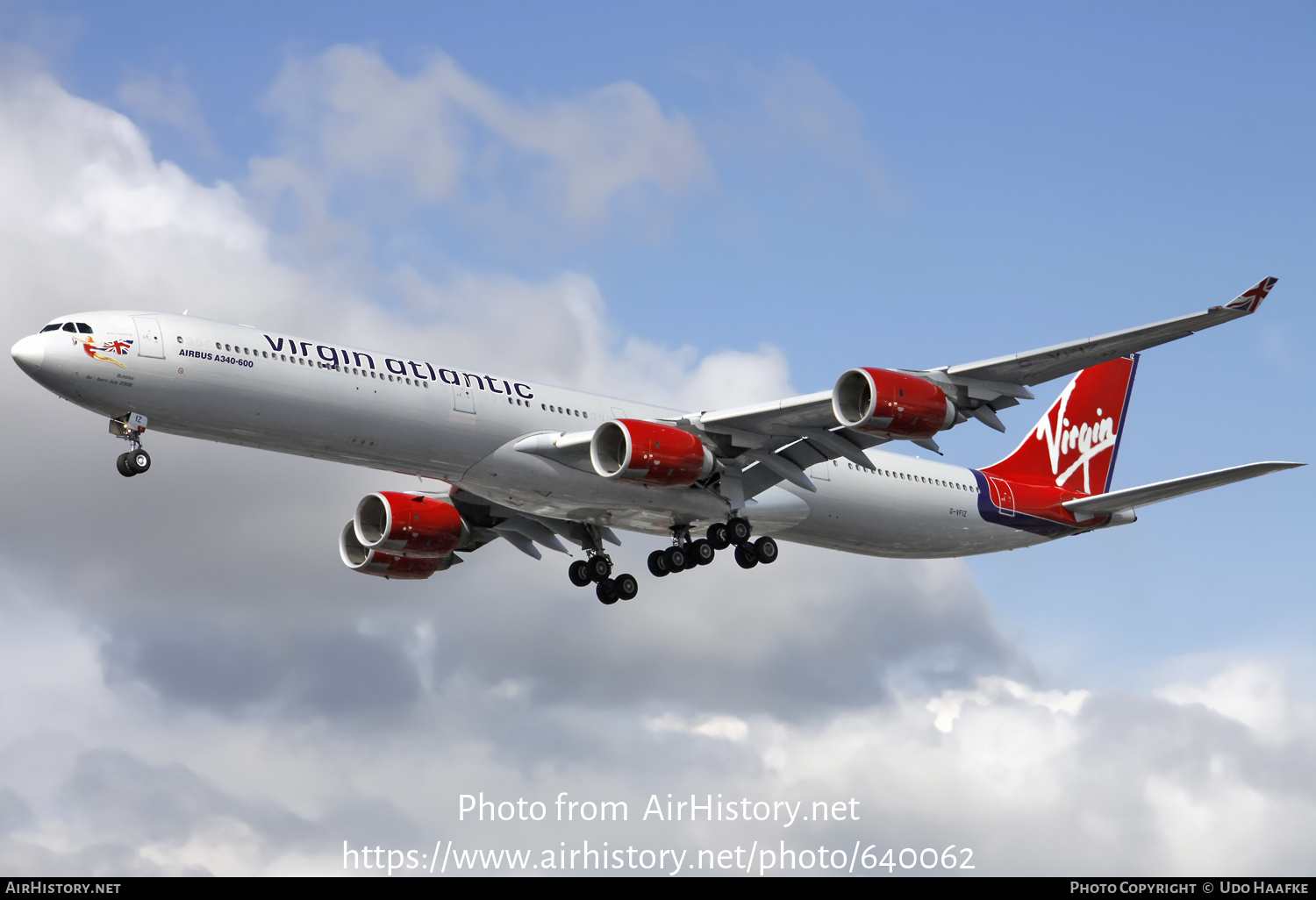 Aircraft Photo of G-VFIZ | Airbus A340-642 | Virgin Atlantic Airways | AirHistory.net #640062