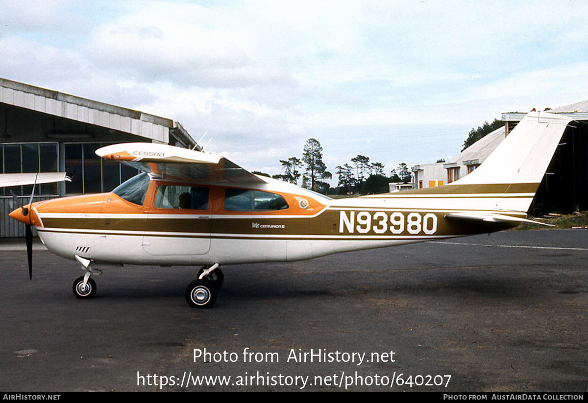 Aircraft Photo of N93980 | Cessna T210L Turbo Centurion | AirHistory.net #640207