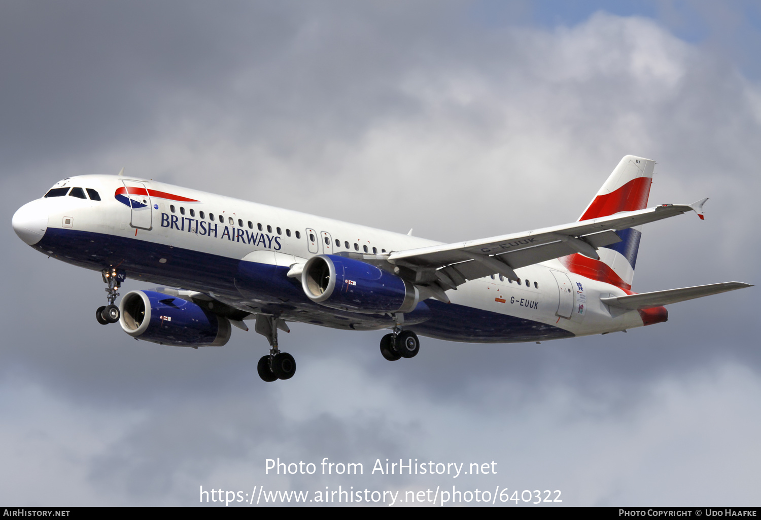 Aircraft Photo of G-EUUK | Airbus A320-232 | British Airways | AirHistory.net #640322