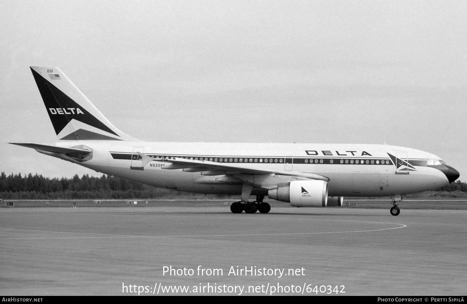 Aircraft Photo of N820PA | Airbus A310-324 | Delta Air Lines | AirHistory.net #640342