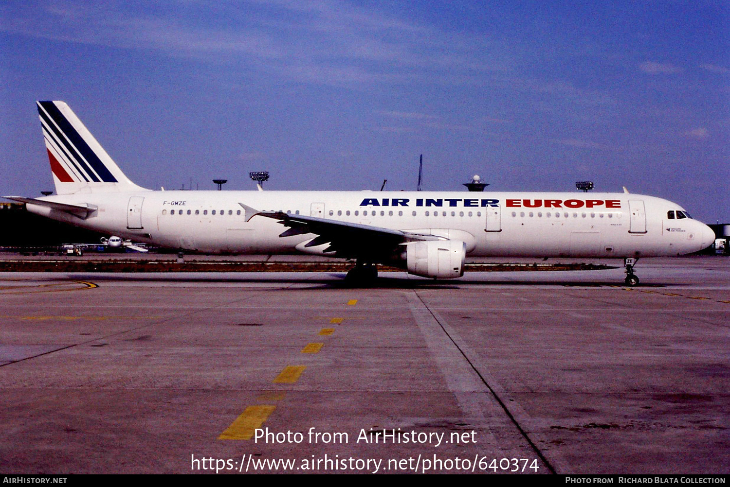 Aircraft Photo of F-GMZE | Airbus A321-111 | Air Inter Europe | AirHistory.net #640374