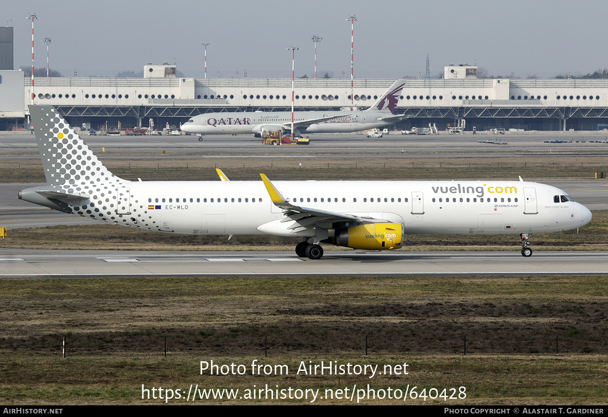 Aircraft Photo of EC-MLD | Airbus A321-231 | Vueling Airlines | AirHistory.net #640428