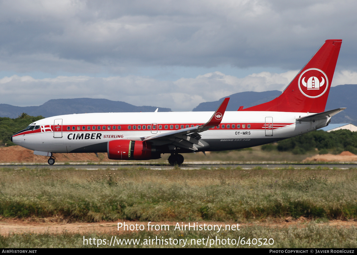 Aircraft Photo of OY-MRS | Boeing 737-76N | Cimber Sterling | AirHistory.net #640520