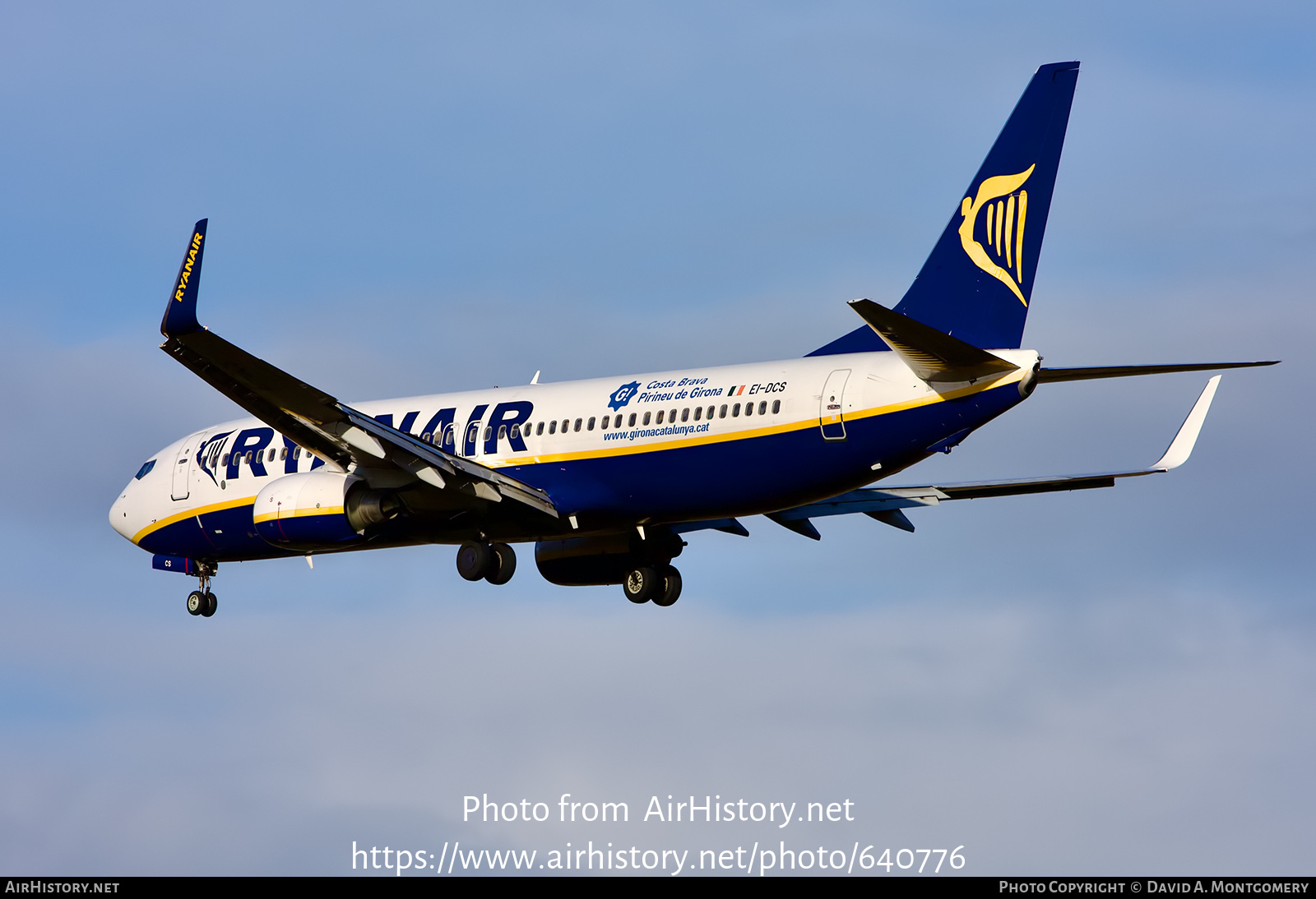 Aircraft Photo of EI-DCS | Boeing 737-8AS | Ryanair | AirHistory.net #640776