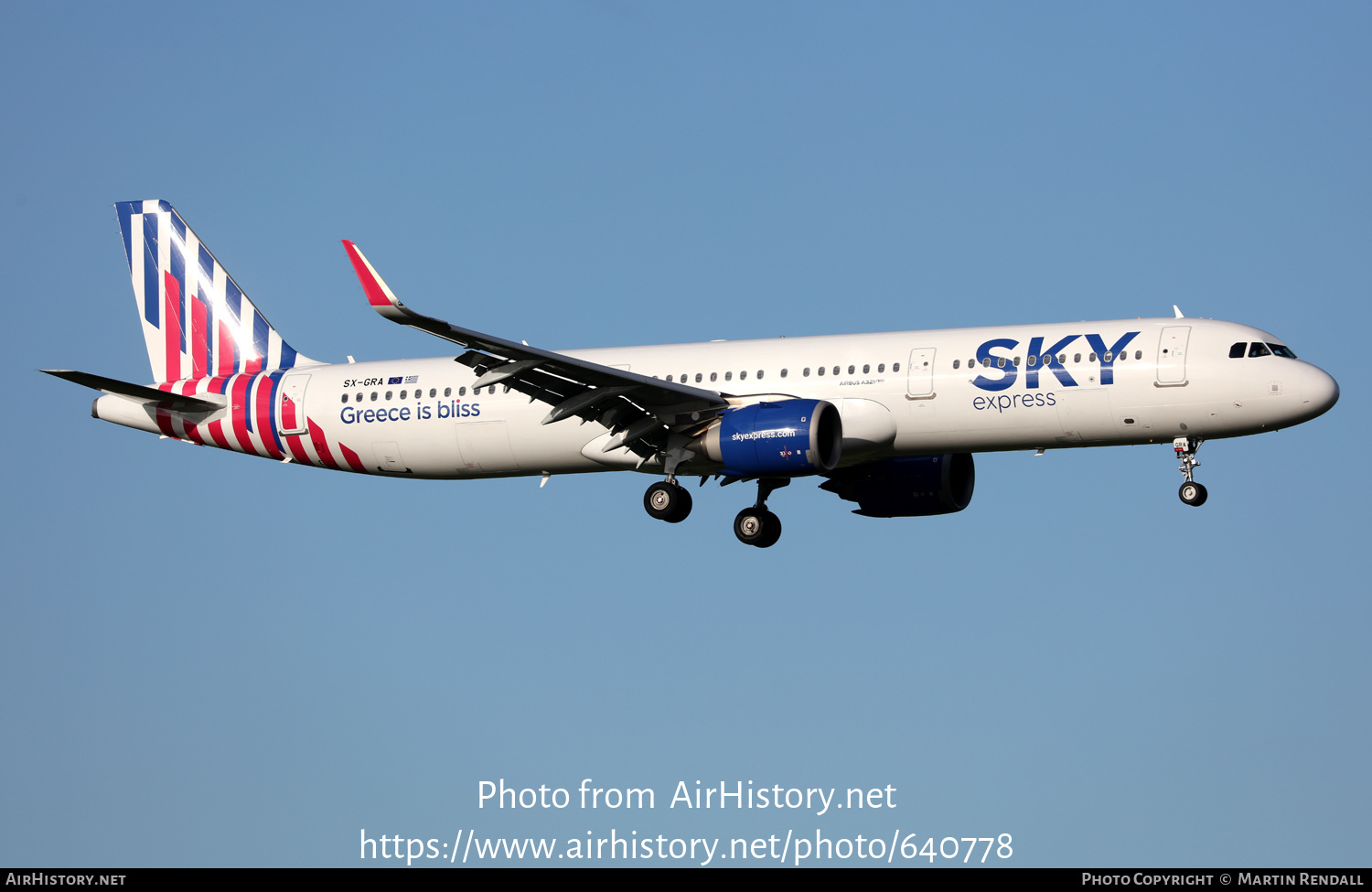 Aircraft Photo of SX-GRA | Airbus A321-251N | Sky Express | AirHistory.net #640778