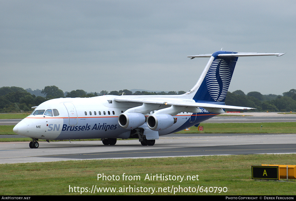 Aircraft Photo of OO-MJE | British Aerospace BAe-146-200 | SN Brussels Airlines | AirHistory.net #640790